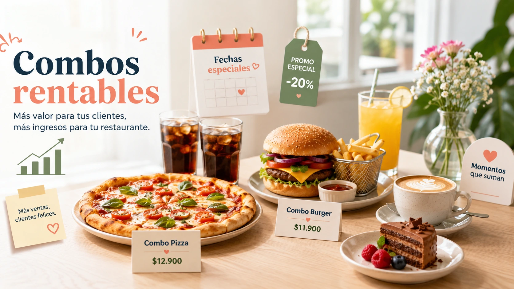 Combos rentables para restaurantes