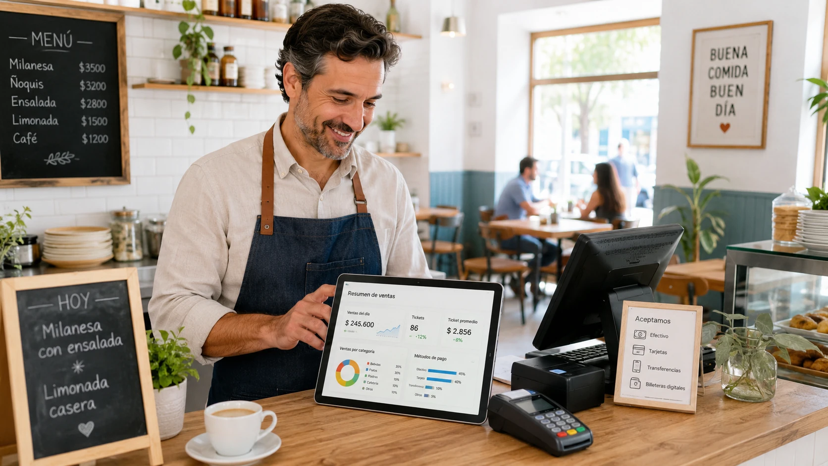 Cómo ordenar caja y ventas en un restaurante chico sin complicar la operación